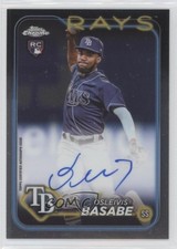 2024 Topps Chrome Rookie Auto Osleivis Basabe #RA-OB Auto qw7