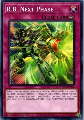 R.B. Next Phase 1st Edition Common Doom of Dimensions DOOD-EN096 NM