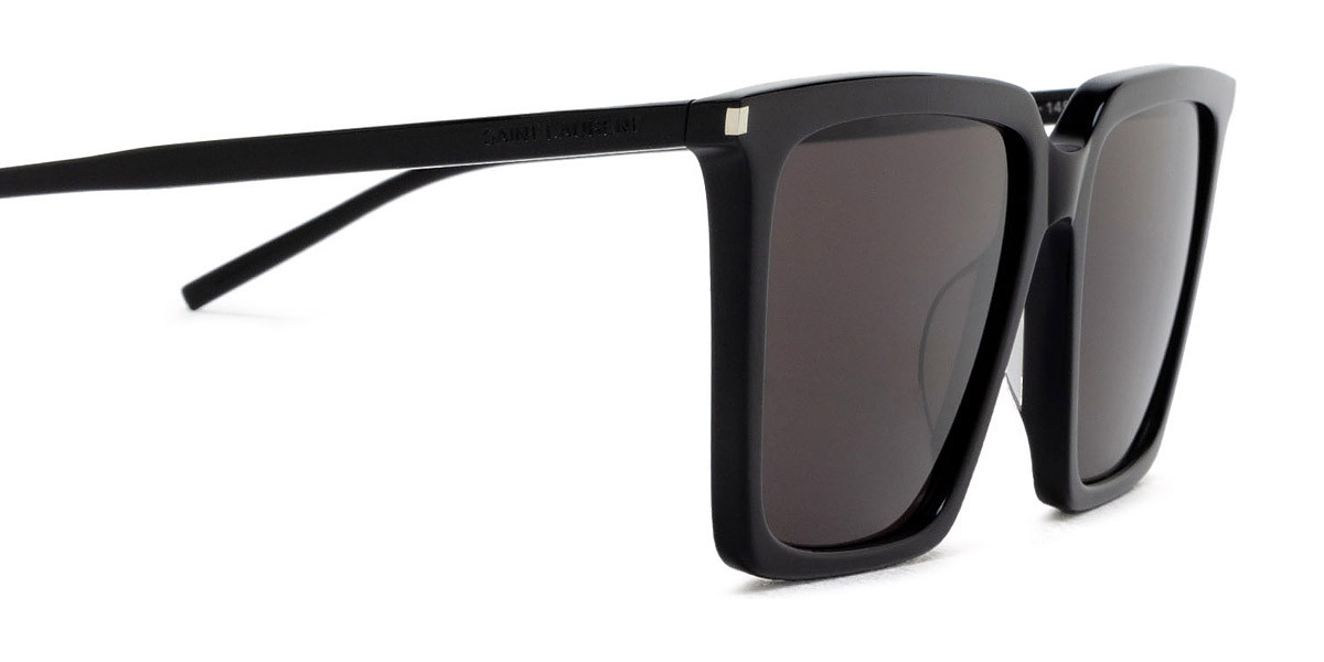 Saint Laurent SL 474 Sunglasses Women Black Square 56mm New 100