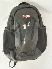 UA Hustle 6.0 Team Backpack by Under Armour Black ?Terps?