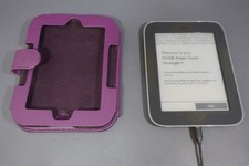 Barnes  Noble Nook Simple Touch GlowLight BNRV350 Bundle w Cover  Cable