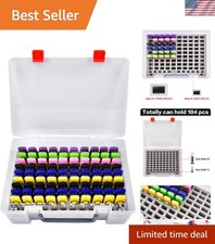 Flash Drive Case USB Memory Stick SD Card Storage Organizer- Holds 104pcs Thu...
