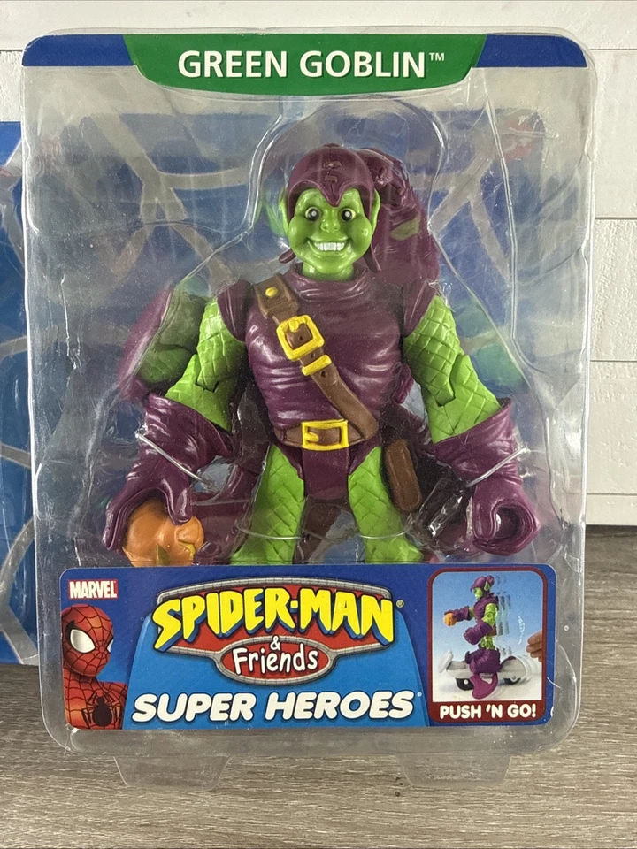 (4) Nuevo 2005 Spider-Man & Friends Doc Ock Iron Man Duende Verde Coloso Toy Biz Foto 3 de 4