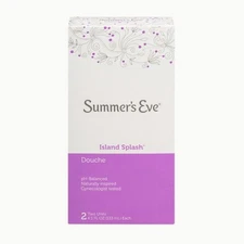 Summer's Eve Douche Island Splash 2 Units 4.5 Oz Each (Pack of 12)