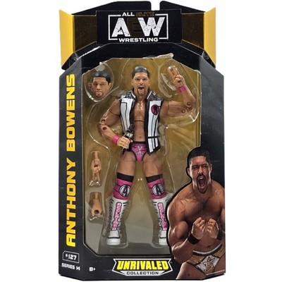 ANTHONY BOWENS FIGURE UNRIVALED COLLECTION ALL ELITE AEW WRESTLING 14 WWE 127