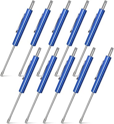 10 Pack Pocket Screwdriver With Schrader Removal Tool Small Precision Thermostat