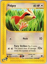 PIDGEY 123/165 EX EXPEDITION BASE SET POKEMON LIGHTLY PLAYED on eBay