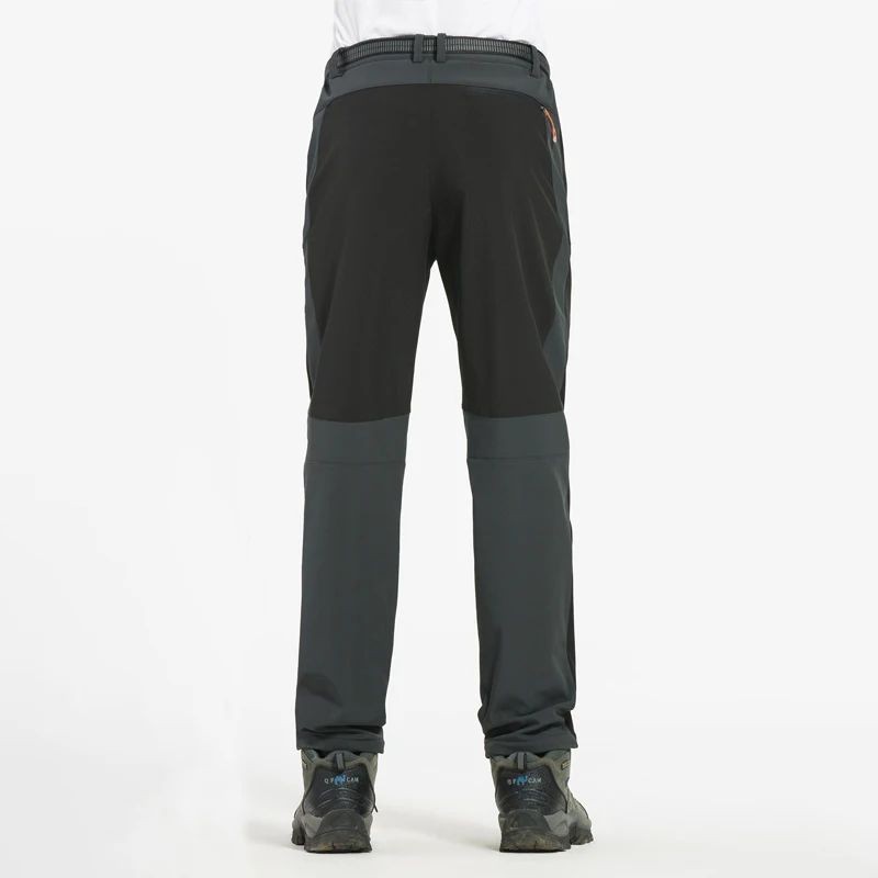 Pantaloni da Trekking in Pile Caldi da Pioggia Antivento Soft Shell Invernali - Miniatura 4