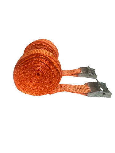 2 pezzi 1"x13 piedi cinghia di fissaggio e fibbie fibbia a camma cinghie di fissaggio cinghia di sicurezza - Foto 4 di 7