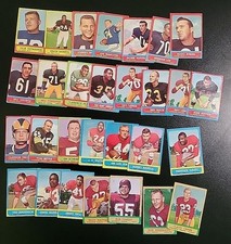 1963 Topps Football Starter Lot - 29 Vintage FB Cards - W/ Dick Szymanski