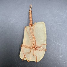 Hawaii Wire Wrapped Sea Glass Pendant Decor