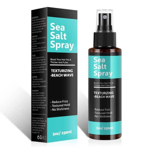Sea Salt Spray for Hair Men and Women 5 fl oz - Dry Texturizing & Volumizing,...