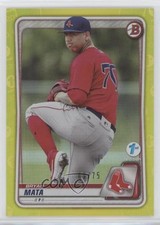 2020 Bowman 1st Edition Yellow Foil 69/75 Bryan Mata #BFE-128 0m4q