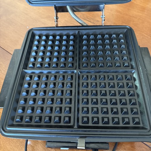 Vtg Black & Decker Grill Wafflebaker Square Waffle Maker G48TD Works Reversible - Picture 7 of 16