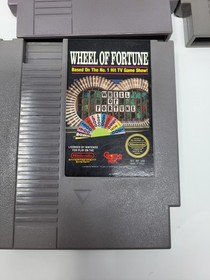 Lot of 4 Game Cartridges for the NES! Little Mermaid, Wheel Of Fortune, Top Gun