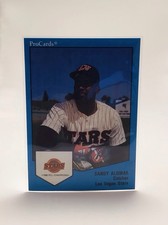 ProCards 1989 Sandy Alomar Jr. #7 Las Vegas Stars Rookie Card
