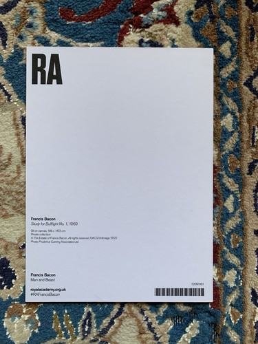 Original Framed The Estate of Francis Bacon Royal Academy, London π¬π§ Print - Picture 2 of 3