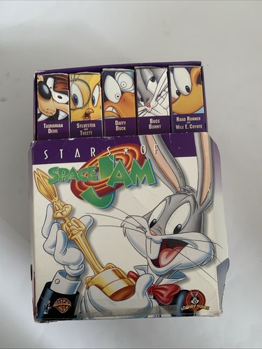 Looney Tunes Stars of Space Jam Complete VHS Box Set Bugs Bunny, Daffy Duck Etc. - Picture 1 of 11
