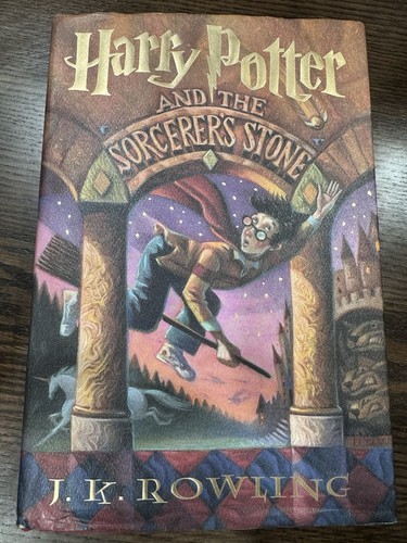 Harry Potter and the Sorcerer's Stone Hardcover Book 1st Ed-2nd Print+ Error