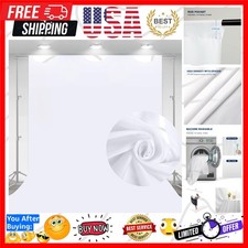 10 x 7 FT White Backdrop Background for Photography, Professional Pure WhiteS...