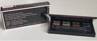 Mary Kay Mini Mineral Eye Color Quad Silky Caramel Lemongrass Amber Blaze Denim