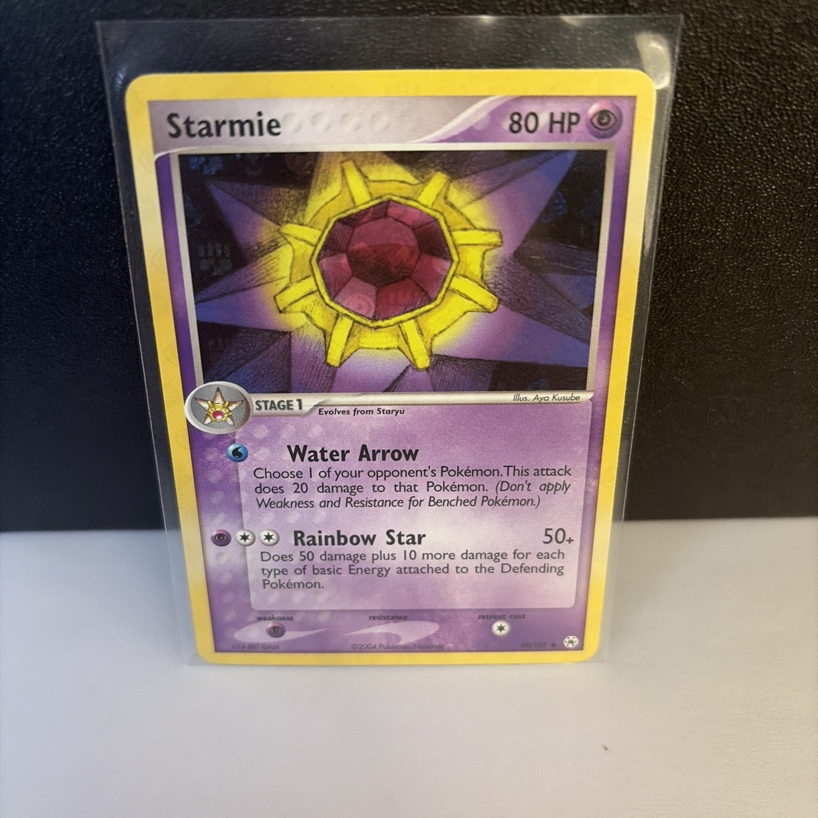 Starmie Reverse Holo Uncommon NM/NM- 49/101 EX Hidden Legends Pokemon