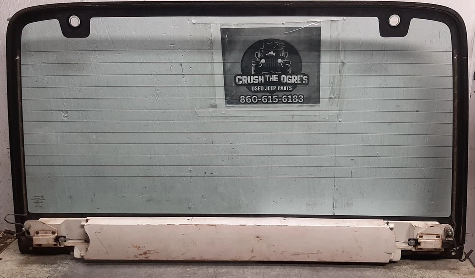Jeep Wrangler YJ 87-95 MANGO EN T vidrio escotilla trasero con descongelación/ajuste ENVÍO GRATUITO Foto 2 de 4