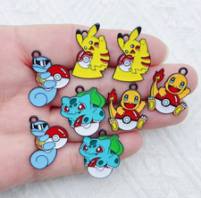 new lot 50Pcs cartoon Anime mix Charm necklace Pendant DIY Jewelry Making