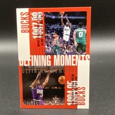 Upper Deck Defining Moments 1994-97 NBA Milwaukee Bucks Card  