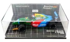 Minichamps 1/43 Benetton Ford B190 RIELLO #19 Green Blue Diecast Car Used