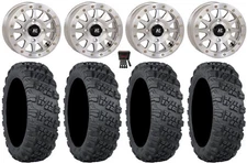 High Lifter HLA1 Bdlk 15" Wheels Mh 30" Versa Cross V3 Tires Kawasaki Teryx Mule