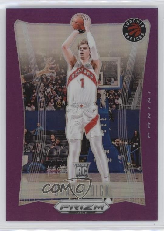 2023-24 Panini Prizm Deca Purple Prizm 42/99 Gradey Dick #160 14cm