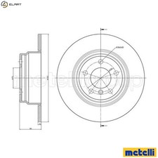 2x BRAKE DISC 23-0782C FOR BMW X5/E53/SAV M57D30 M54B30 3.0L M57D30 2.9L 6cyl