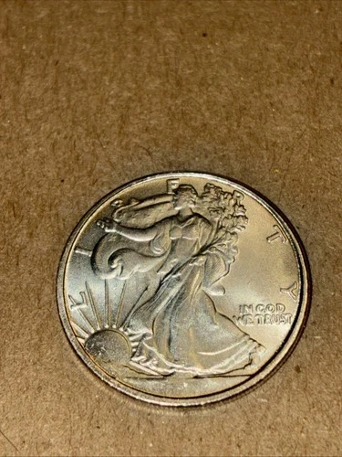 1/10 oz. liberty silver round .999 Fine Silver .999