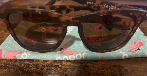goodr THE OG Bosley’s Basset Hound Dreams Polarized UV Sunglasses Tortoise