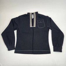 Navy Uniform Jumper Men 40R Blue Top Dress Sailor 100 Wool Cracker Jack Vintage
