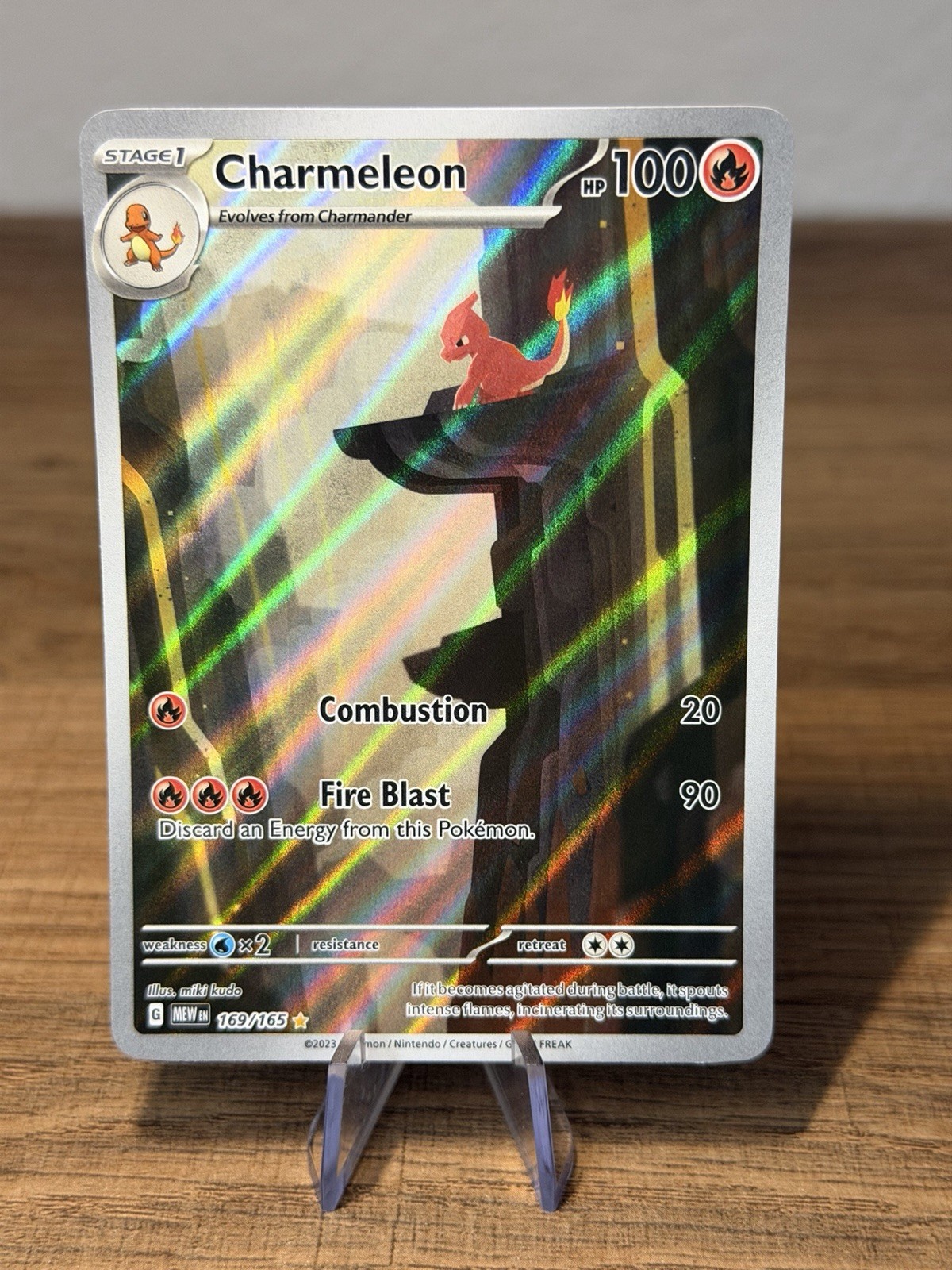 Charmeleon 169/165 Scarlet & Violet 151 Pokémon TCG Illustration 169/165 NM
