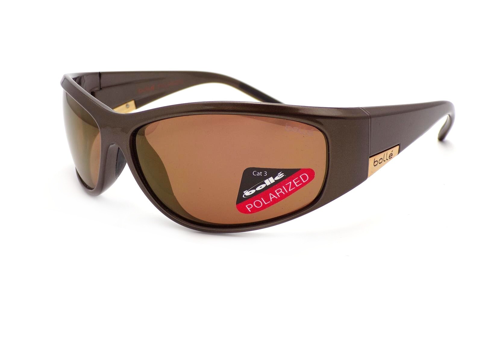 Bolle Formula Gafas de Sol Polarizadas Revestido Bronce W/AG-15 Espejo Lentes