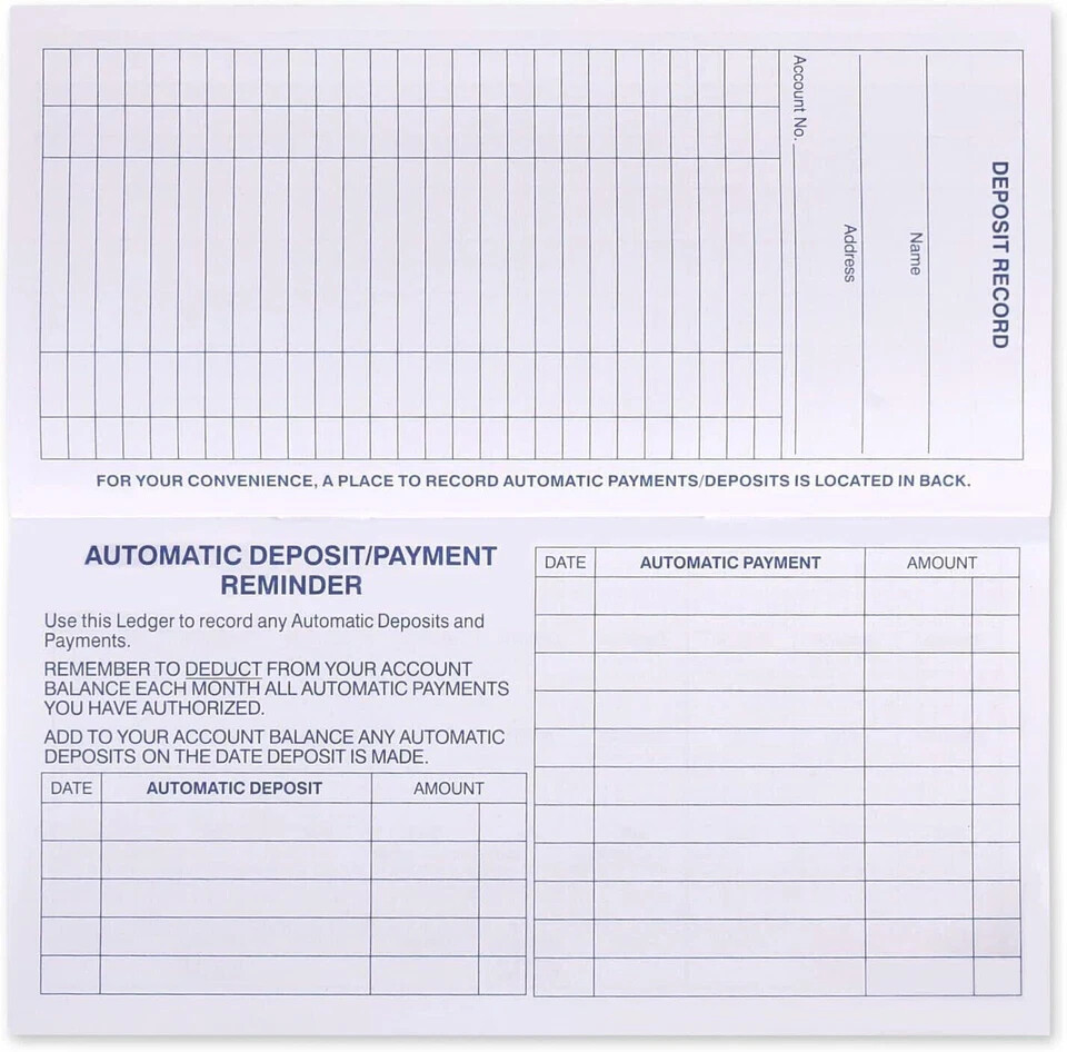 как выглядит 24 Pcs Check Registers for Personal Checkbook, Easy to Read Checkbook Register фото