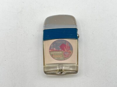 Vintage Scripto Kansas Centennial 1861-1961 VU-Lighter w/ Blue Band READ AS-IS