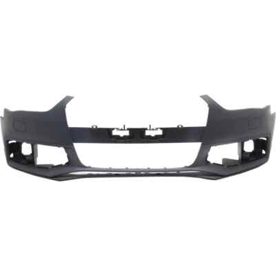 Front Bumper Cover for 2013 2016 Audi A4/S4/A4 Quattro S-Line B8.5