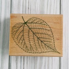 Hero Arts Leaf Detail E1998 Rubber Craft Stamp