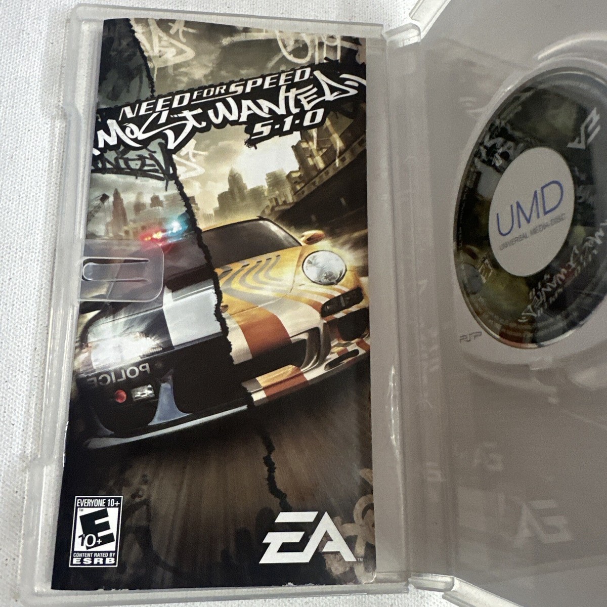 EA Need for Speed Most Wanted 5-1-0 Sony PSP UMD Racing Cars