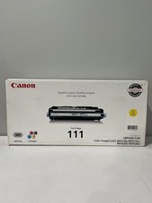 Genuine Canon 111 Yellow Toner Cartridge 1657B001 for LBP5300 / 5360, MF9150 New