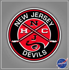 New Jersey Devils NHL Ice Hockey Logo Sticker Decal *Size: 3