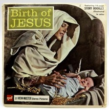 View Master B875, Birth of Jesus, GAF, Version A, 3 Reel Set