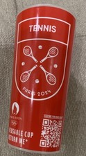 Sammelbecher Cup Coca Cola Collector Cup Olympia Olympics  Paris 2024 Tennis