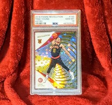 TRAE YOUNG 2018 PANINI REVOLUTION ASTRO #150 ROOKIE RC HAWKS PSA 10 🔥GEM MINT 