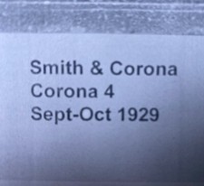 antique typewriter working thumbnail