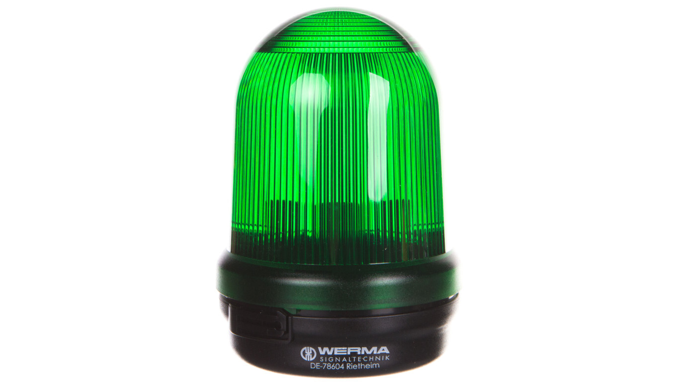 Green fixed light indicator 12-240V IP65 826.200.00 /T2UK